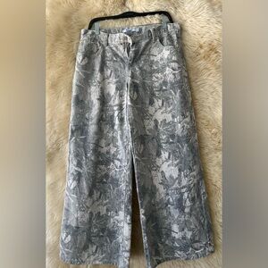 Refrain Camo Wide Leg Pants For Women. Tree Print.